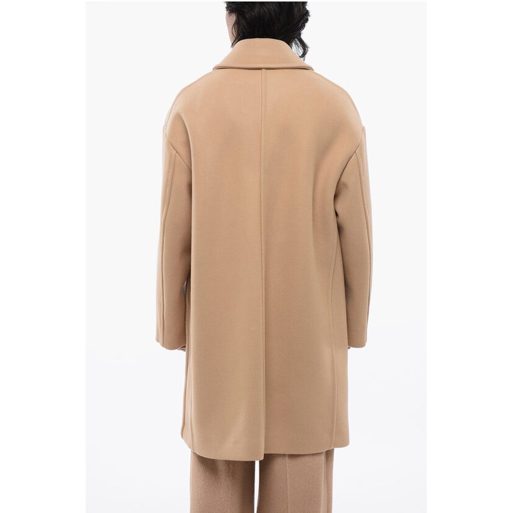 Jil Sander Wool Double Breasted Coat - Image 2