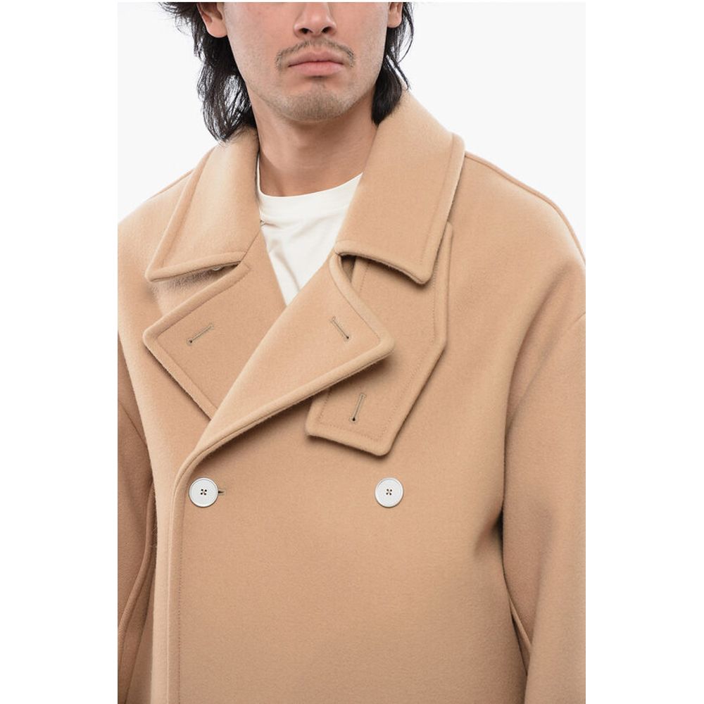 Jil Sander Wool Double Breasted Coat - Image 3