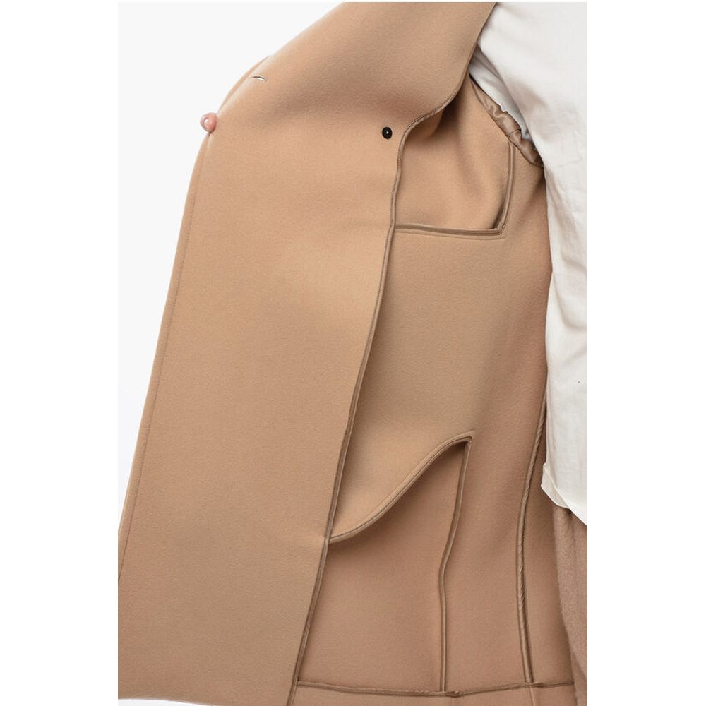 Jil Sander Wool Double Breasted Coat - Image 5