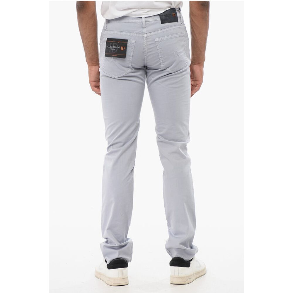 Corneliani ID LUXURY DENIM Ton-sur-ton Embroidered Denims - Image 2