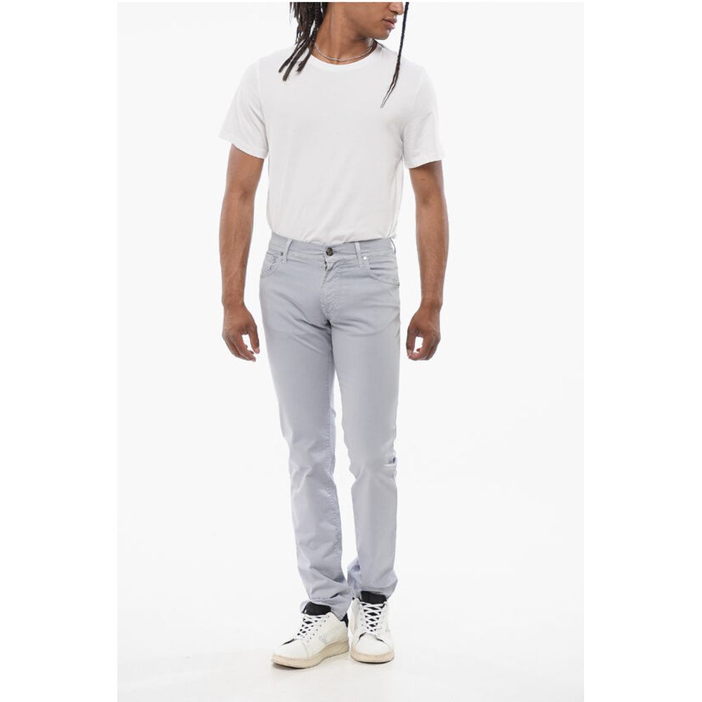 Corneliani ID LUXURY DENIM Ton-sur-ton Embroidered Denims - Image 4