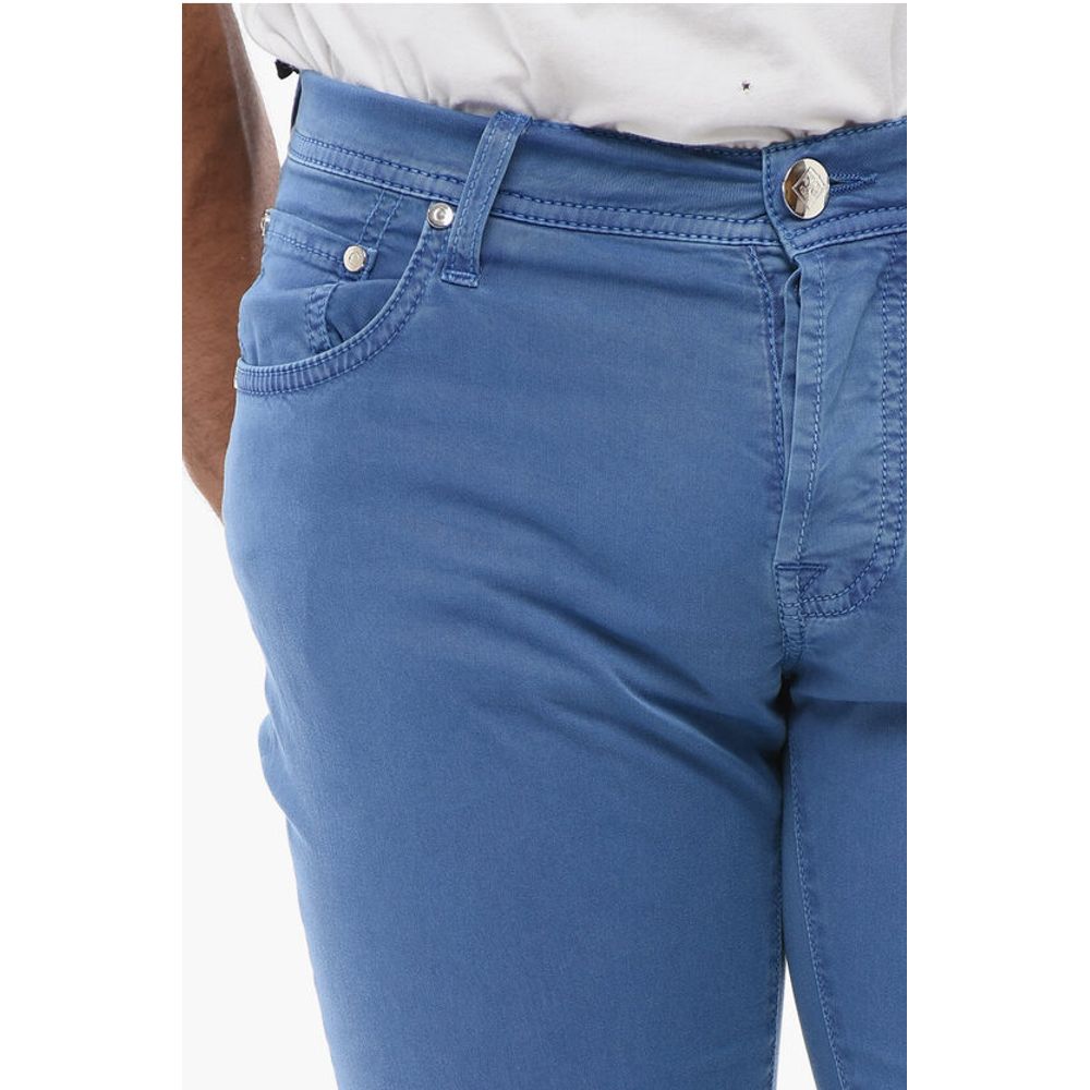 Corneliani ID LUXURY DENIM Ton-sur-ton Embroidered Denims - Image 3