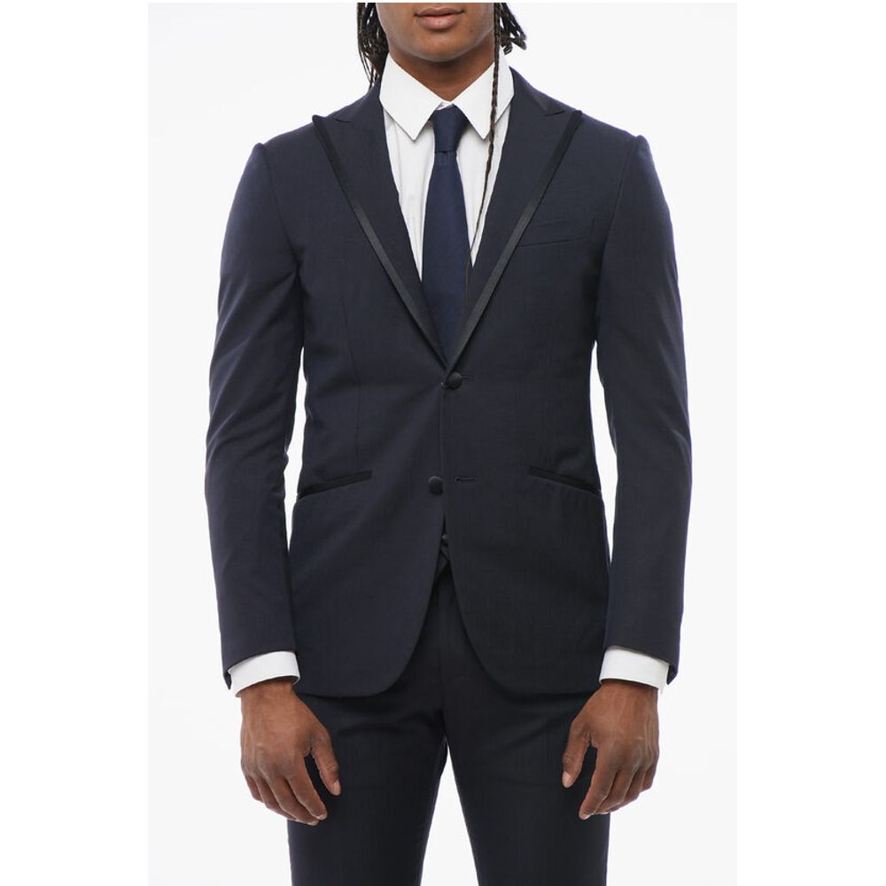 Corneliani 3-Piece CERIMONIA ACADEMY Suit with Satin Details - Image 2
