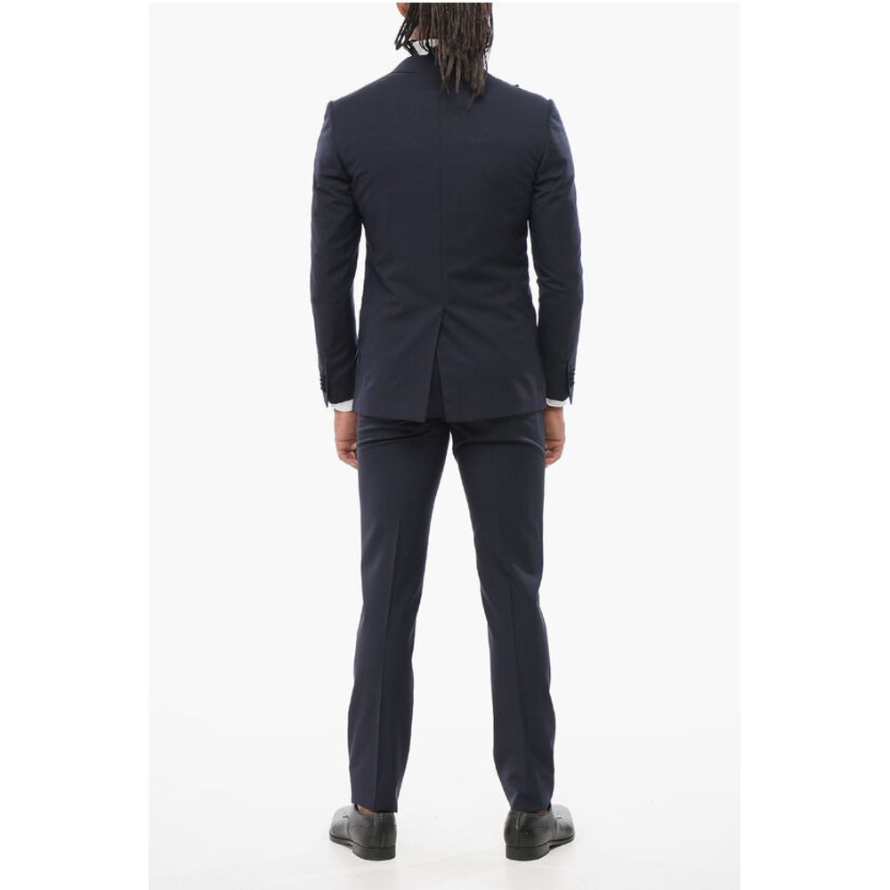 Corneliani 3-Piece CERIMONIA ACADEMY Suit with Satin Details - Image 4