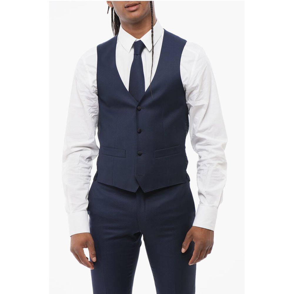 Corneliani Shawl Lapel CERIMONIA ACADEMY 3-Piece Suit - Image 7