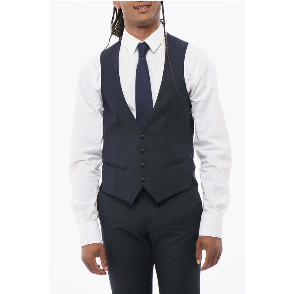 Corneliani 3-Piece CERIMONIA ACADEMY Suit with Satin Details - Image 7
