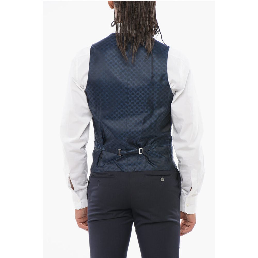 Corneliani 3-Piece CERIMONIA ACADEMY Suit with Satin Details - Image 8