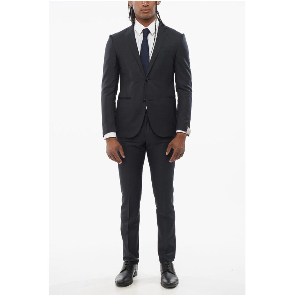 Corneliani Pin Point CERIMONIA ACADEMY Virgin Wool Blend Suit