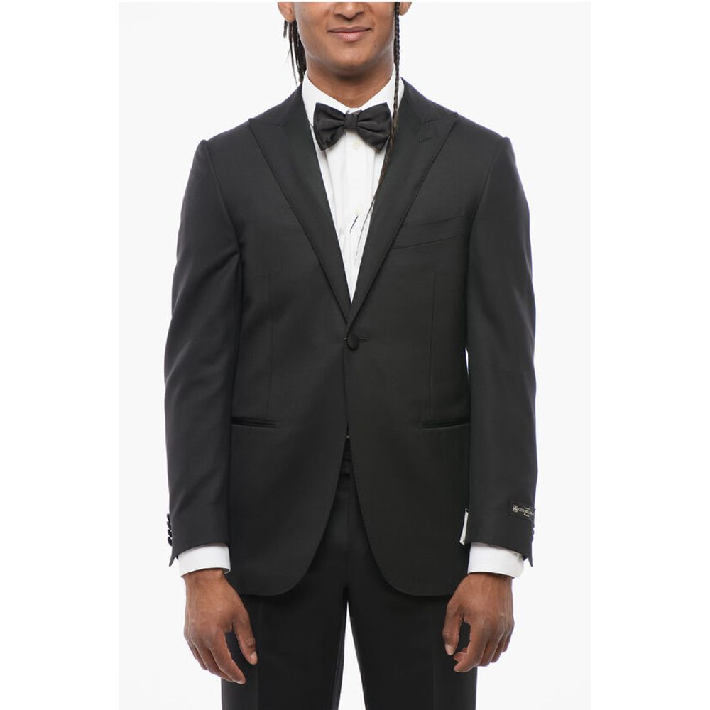 Corneliani 2-Pieces SMOKING LEADER Suit with Satin Details - Image 2