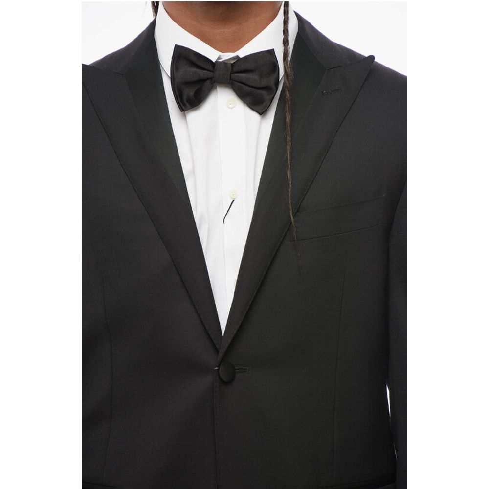 Corneliani 2-Pieces SMOKING LEADER Suit with Satin Details - Image 3