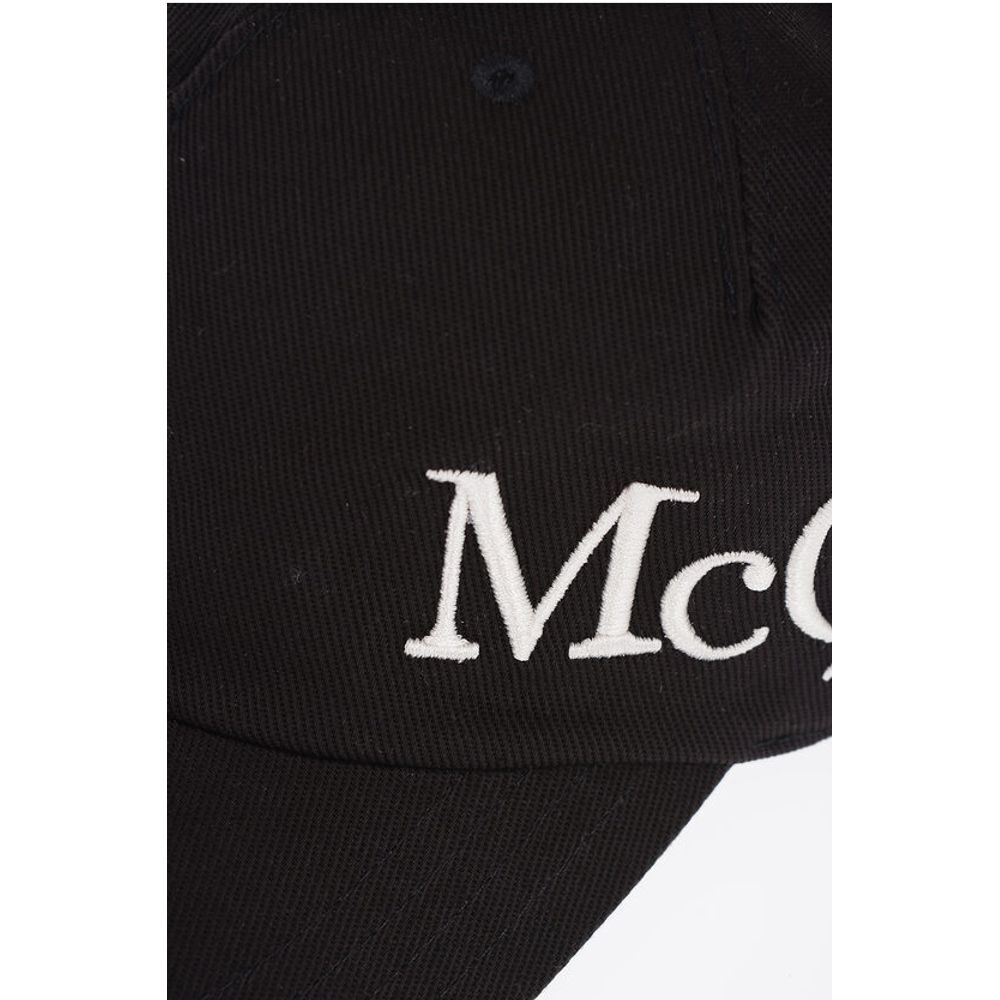 Alexander McQueen Solid Color Cap with Embroidered Logo - Image 4