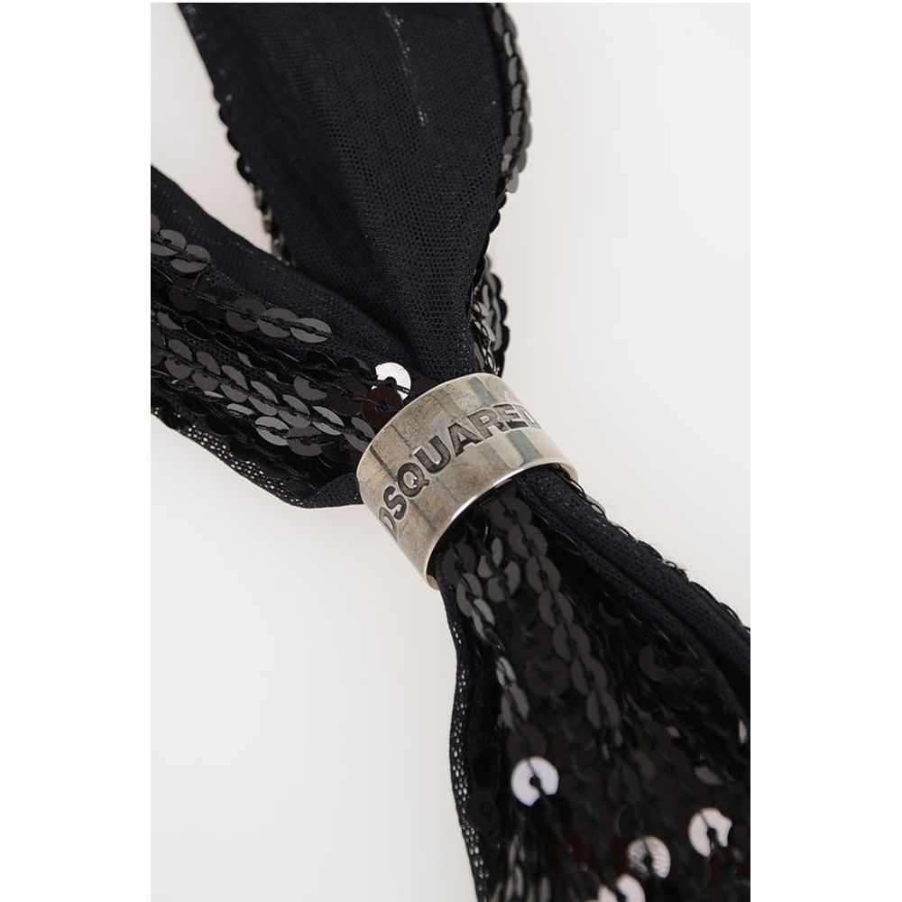 Dsquared² 80x9cm Sequined Foulard - Image 2