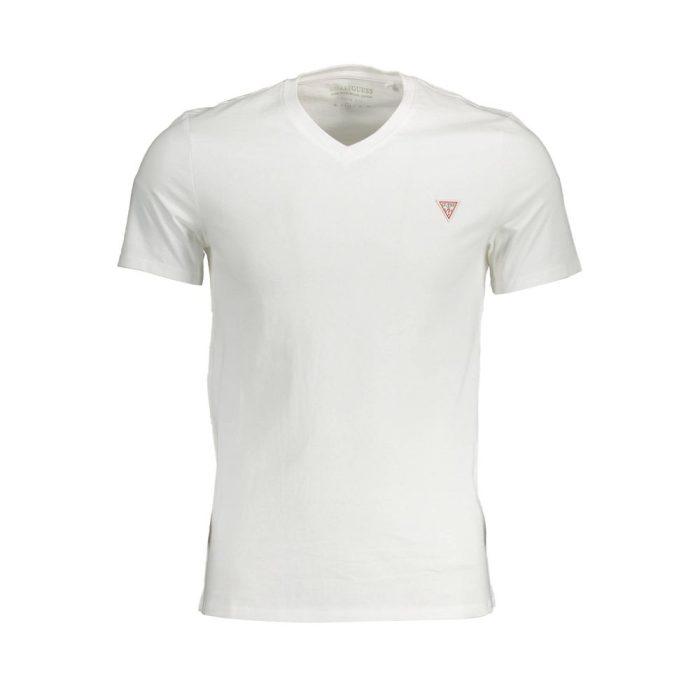 Guess Jeans White Cotton T-Shirt