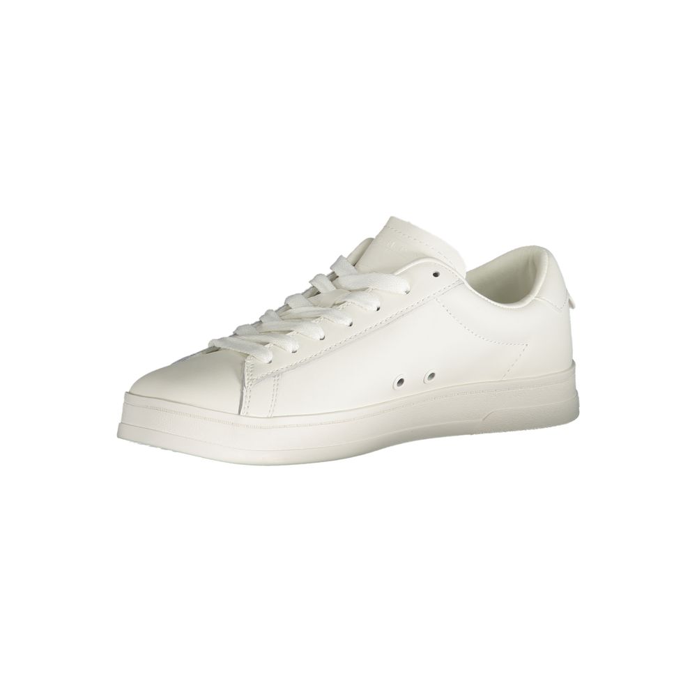 Tommy Hilfiger White Polyester Sneaker - Image 3