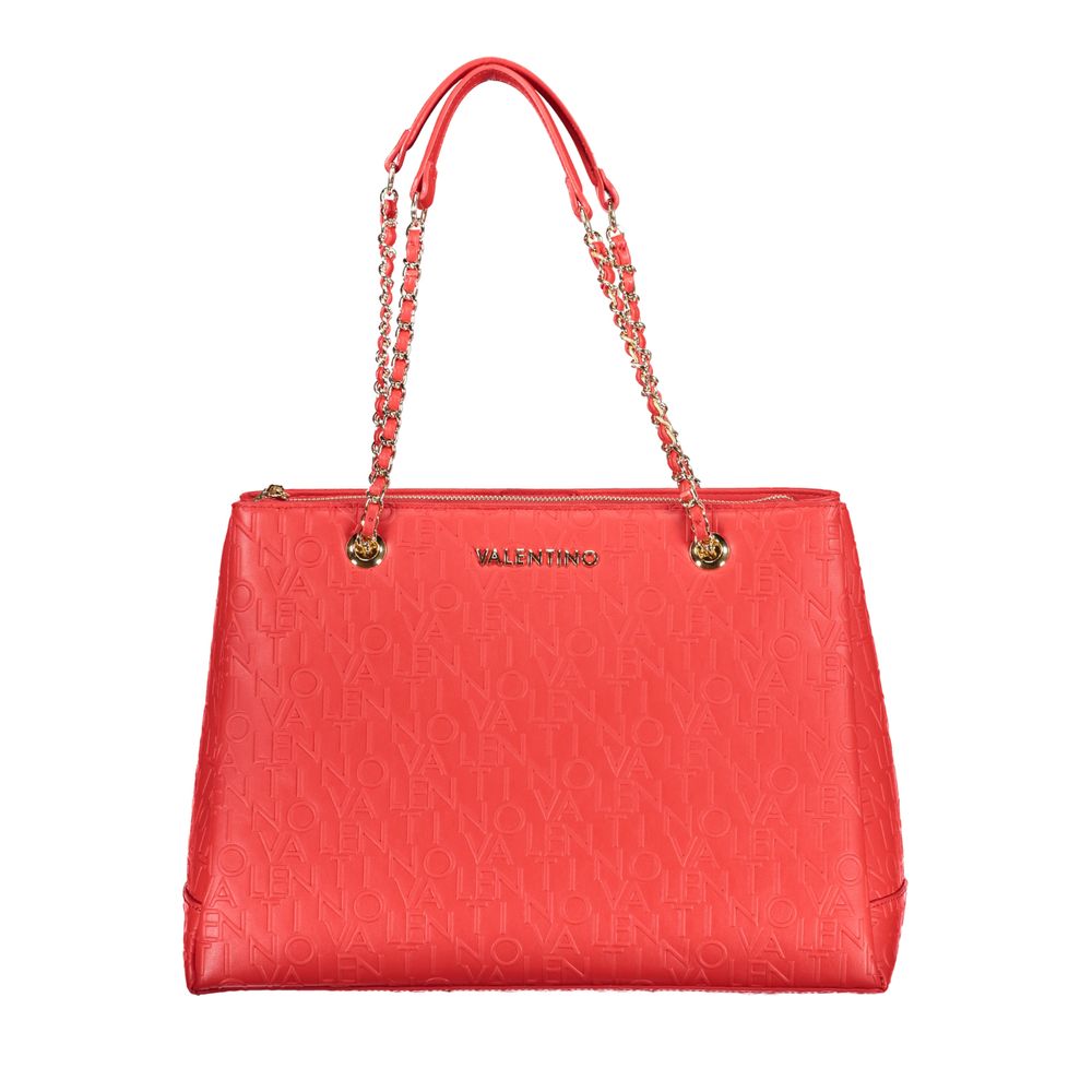 Mario Valentino Red Polyethylene Handbag