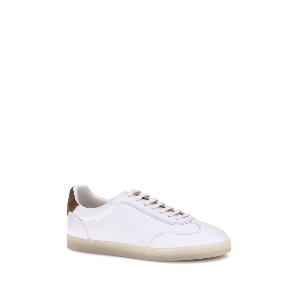 Brunello Cucinelli Leather Sneakers - Image 2