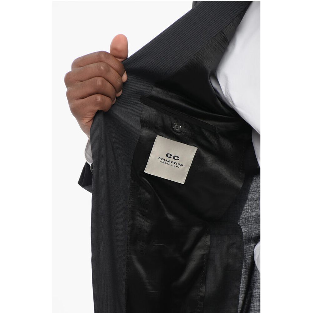 Corneliani CC COLLECTION Pinstriped REFINED Virgin Wool Suit - Image 6