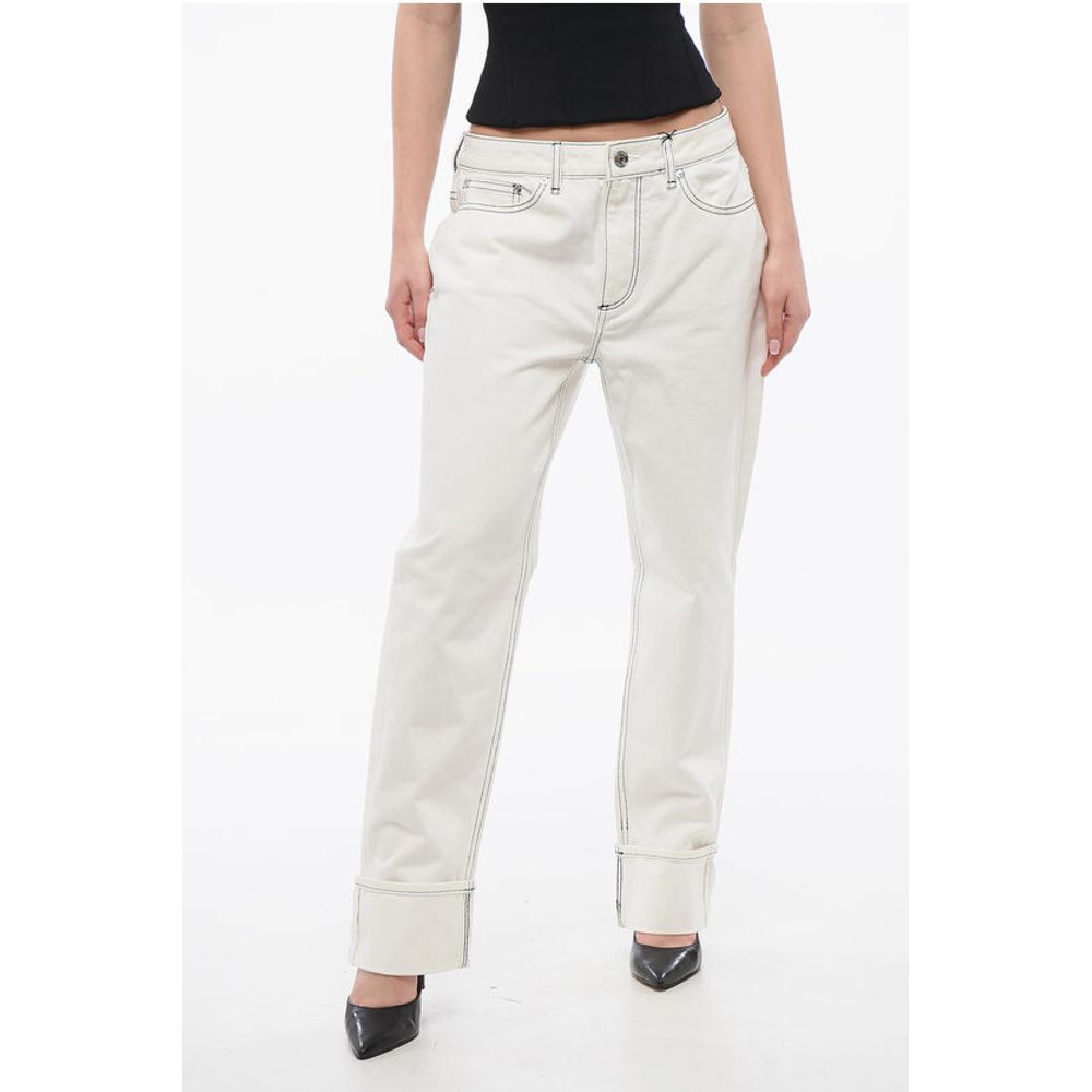 Burberry Straight-Fit Denims with Contrasting Stitching 20cm