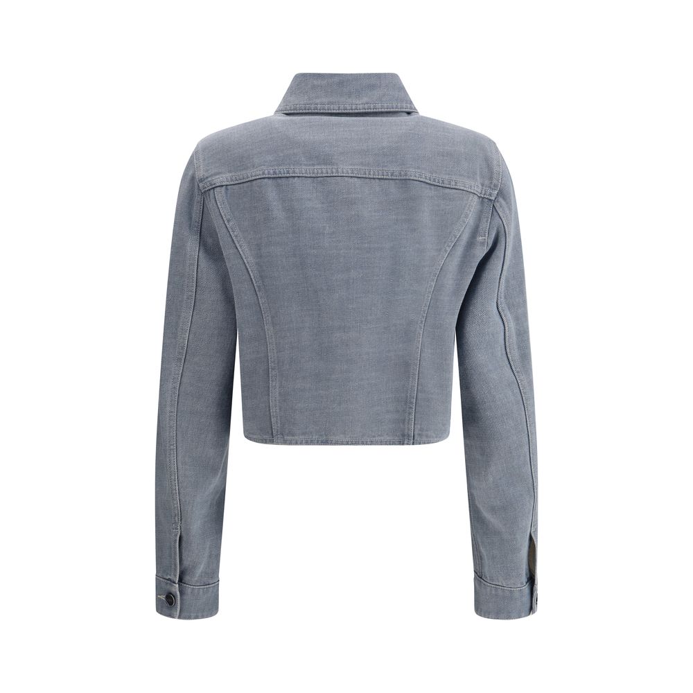 Fendi Cropped denim Jacket - Image 2