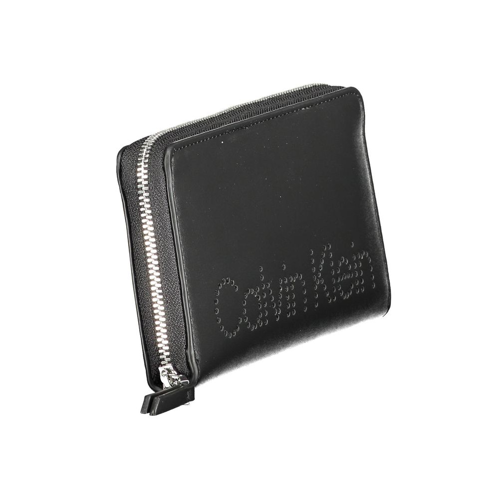 Calvin Klein Black Polyurethane Women Wallet - Image 3