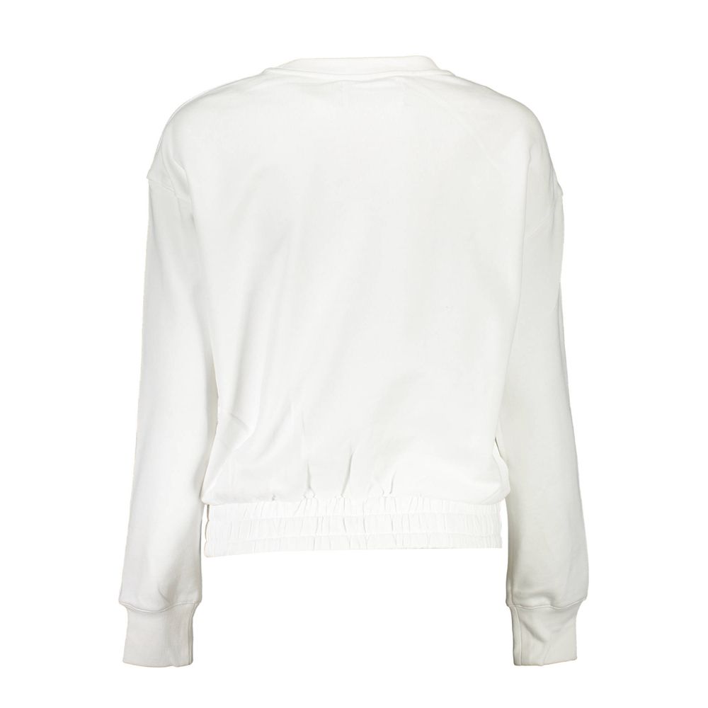 Calvin Klein White Cotton Women Sweatshirt - Image 2