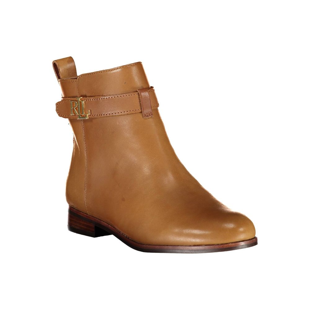 Ralph Lauren Brown Leather Women Boot - Image 2