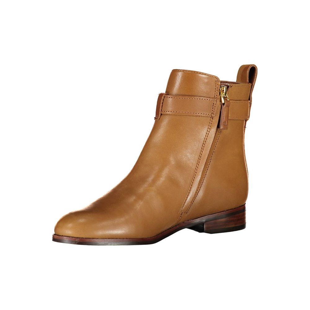 Ralph Lauren Brown Leather Women Boot - Image 3
