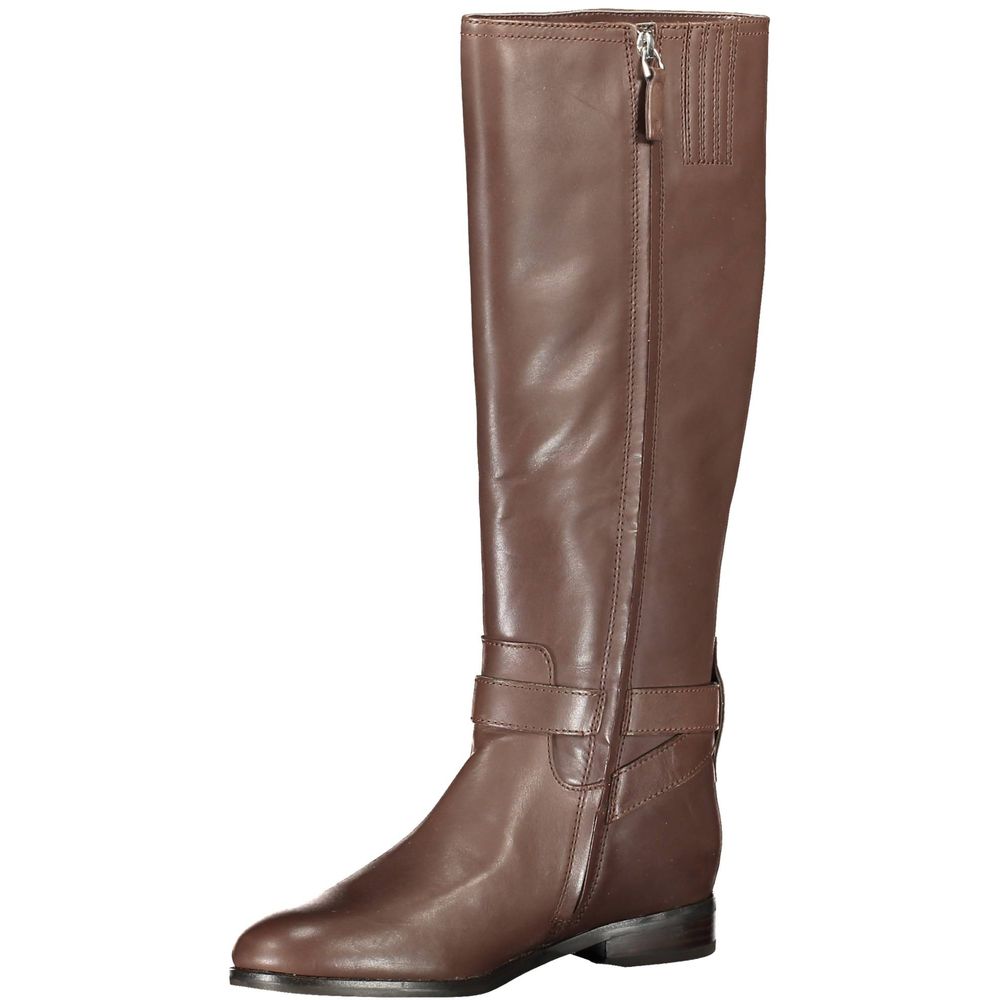 Ralph Lauren Brown Leather Women Boot - Image 3