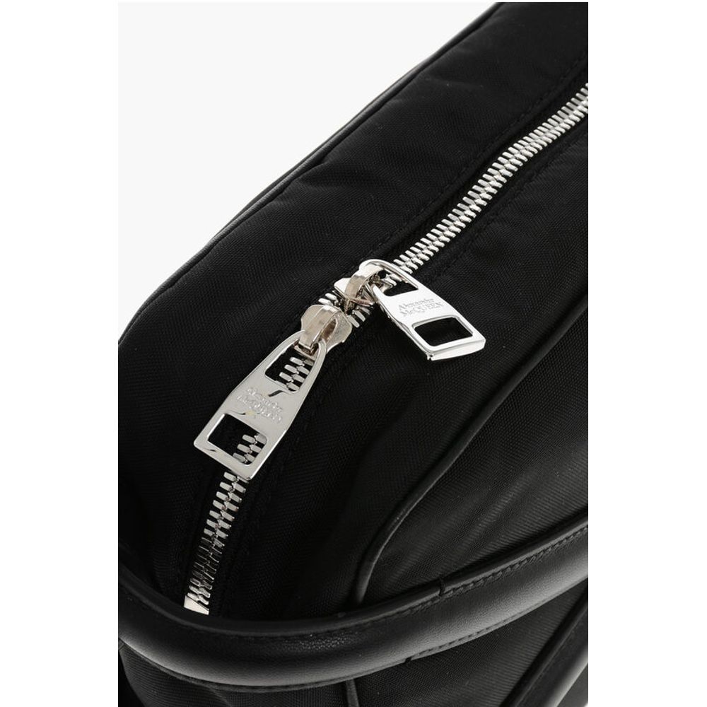 Alexander McQueen Nylon Crossbody Bag with Zipped Closure - Image 4