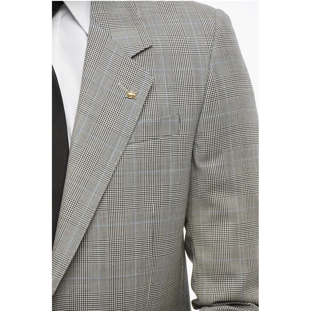Corneliani CC COLLECTION Single Breasted RESET Blazer With Prince Of wa - Image 3