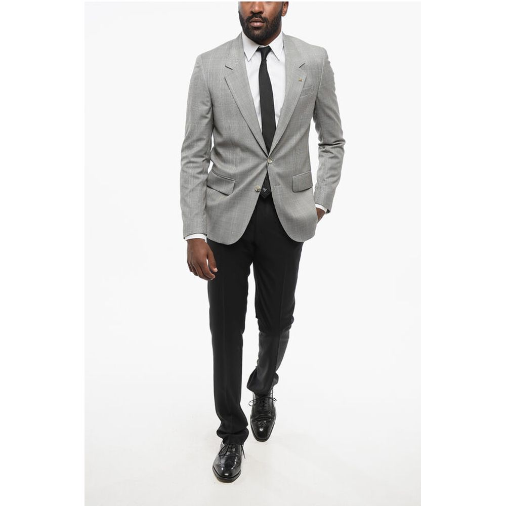 Corneliani CC COLLECTION Single Breasted RESET Blazer With Prince Of wa - Image 4