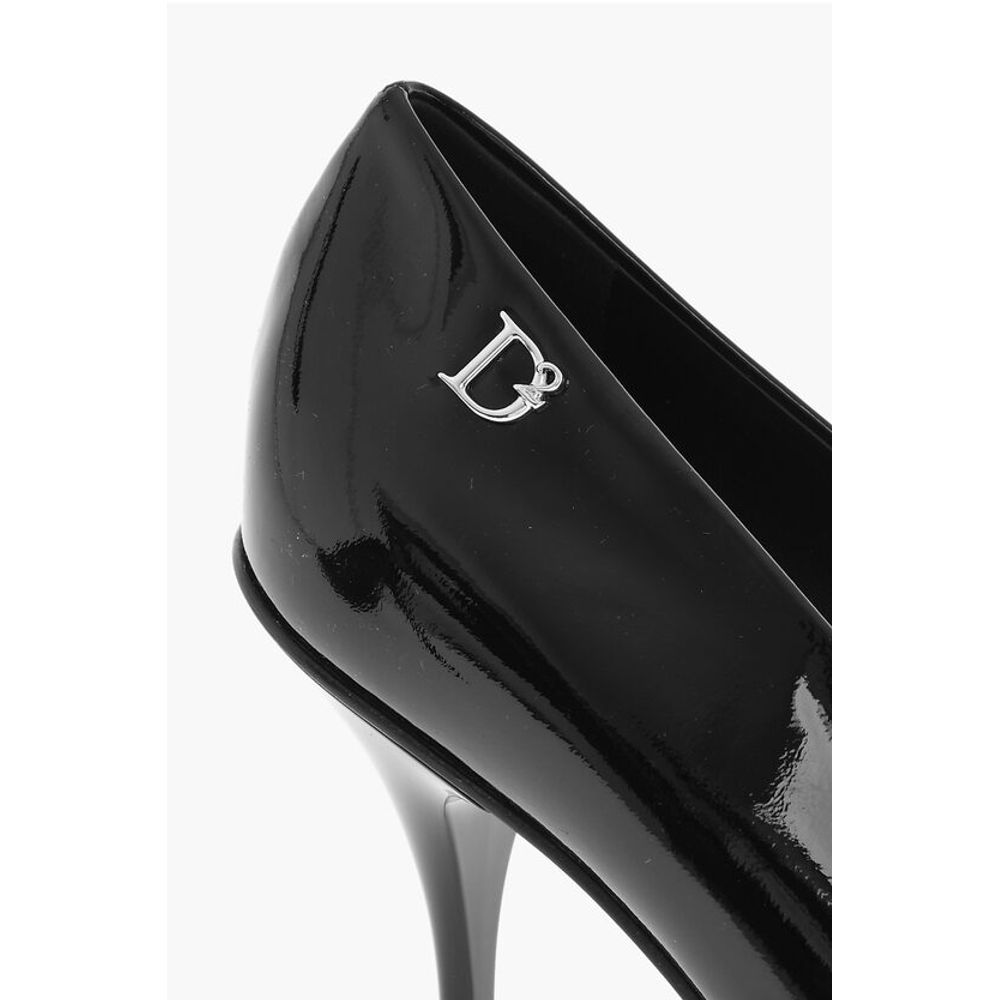 Dsquared² Pinted Patent Leather GOTHIC Pumps Heel 11 cm - Image 4