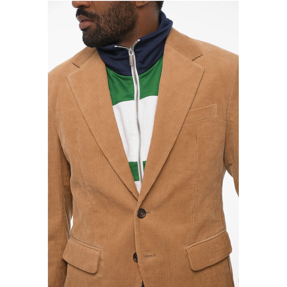 Dsquared² Double Fabric Cordoroy Blazer - Image 3