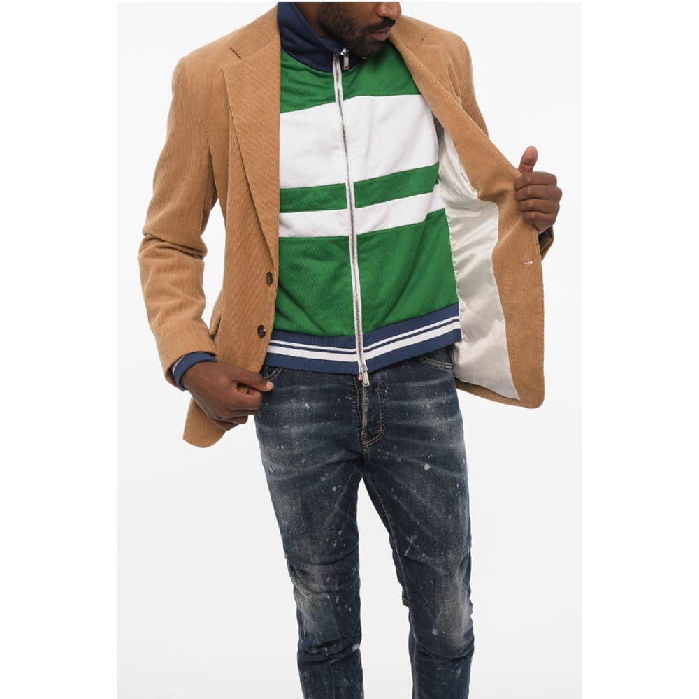 Dsquared² Double Fabric Cordoroy Blazer - Image 5