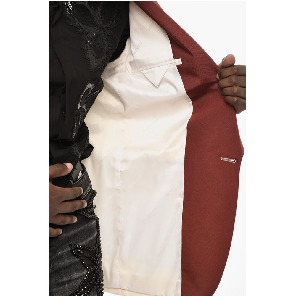 Dsquared² Virgin Wool Blend 1 Buttons Blazer - Image 5