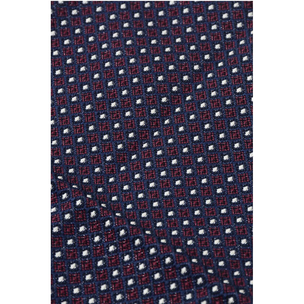 Dsquared² Patterned Silk and Cotton Pocket Square - Image 2