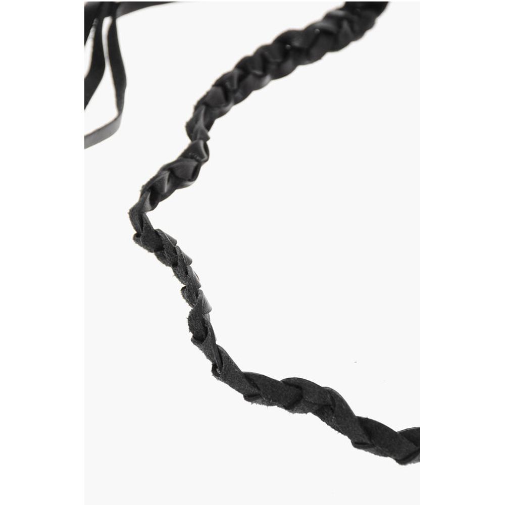 Dsquared² Braided Leather Wrap Necklace - Image 2