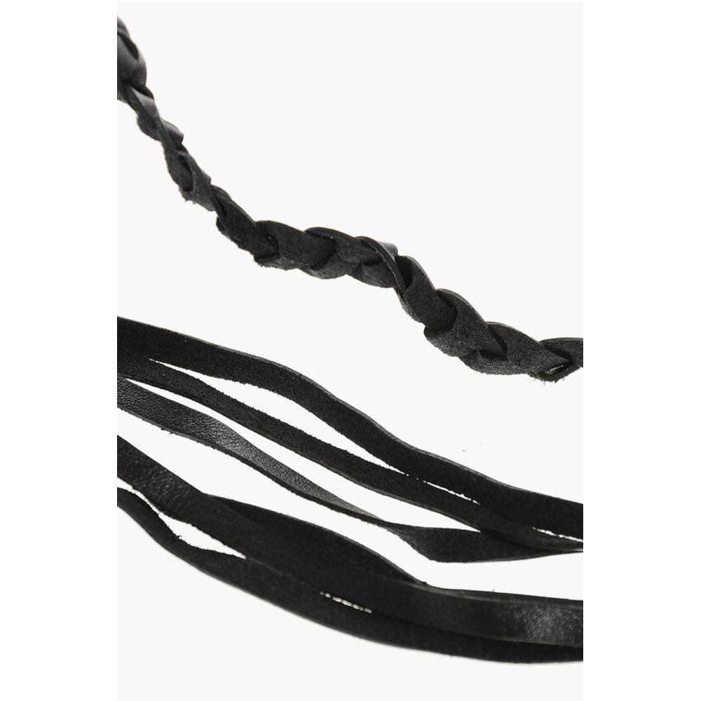 Dsquared² Braided Leather Wrap Necklace - Image 3