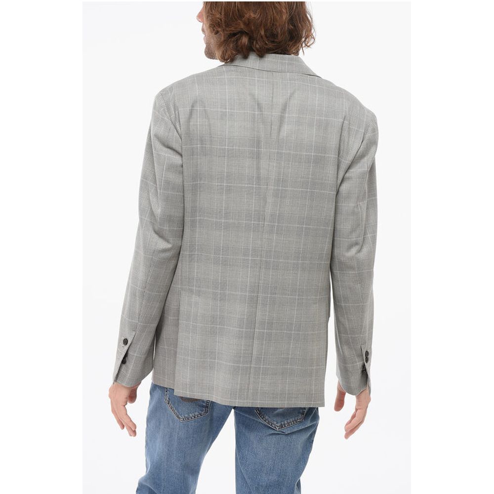 Corneliani Cool Wool CIRCLE Blazer with Glen Plaid Motif - Image 2