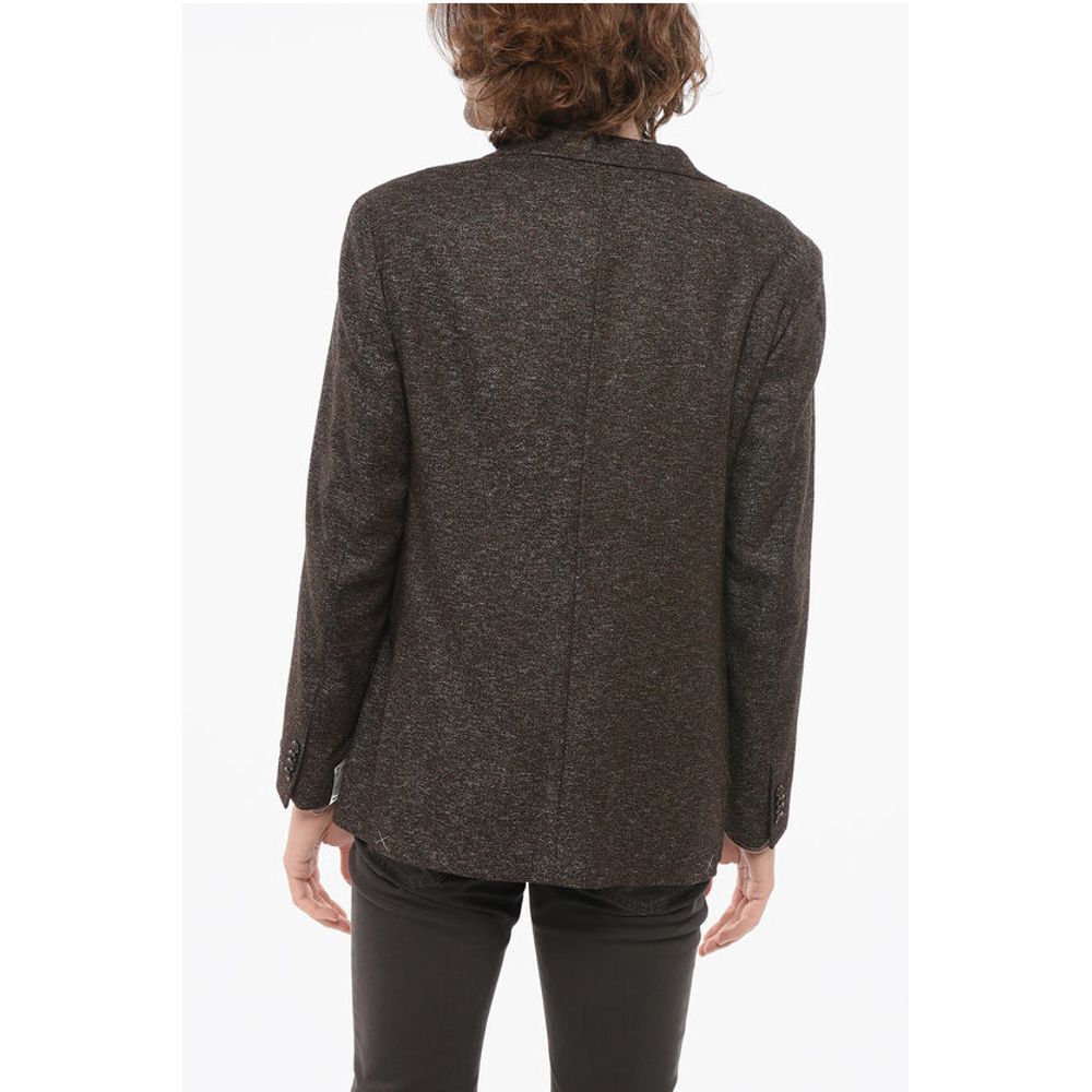 Nino Danieli Blended Wool Blazer with Patch Pocket - Image 2