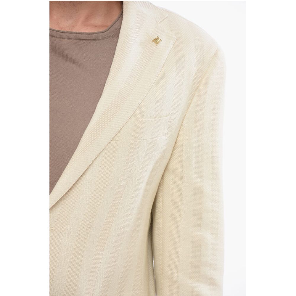 Corneliani CC Collection Striped Motif REFINED Blazer - Image 3