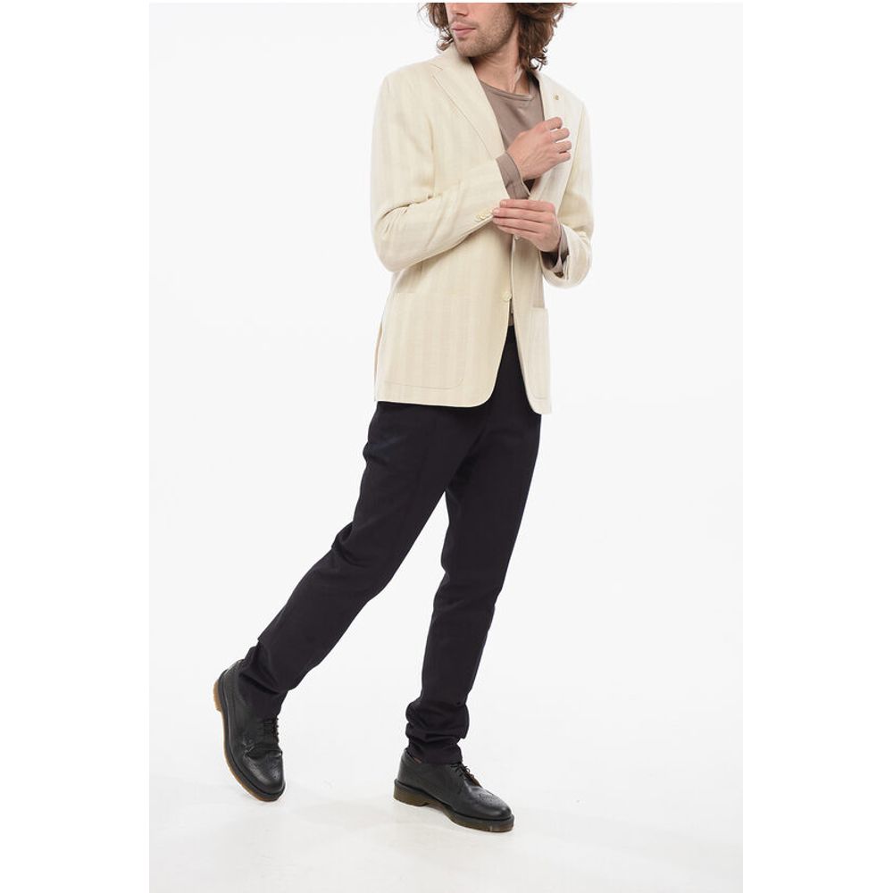 Corneliani CC Collection Striped Motif REFINED Blazer - Image 4