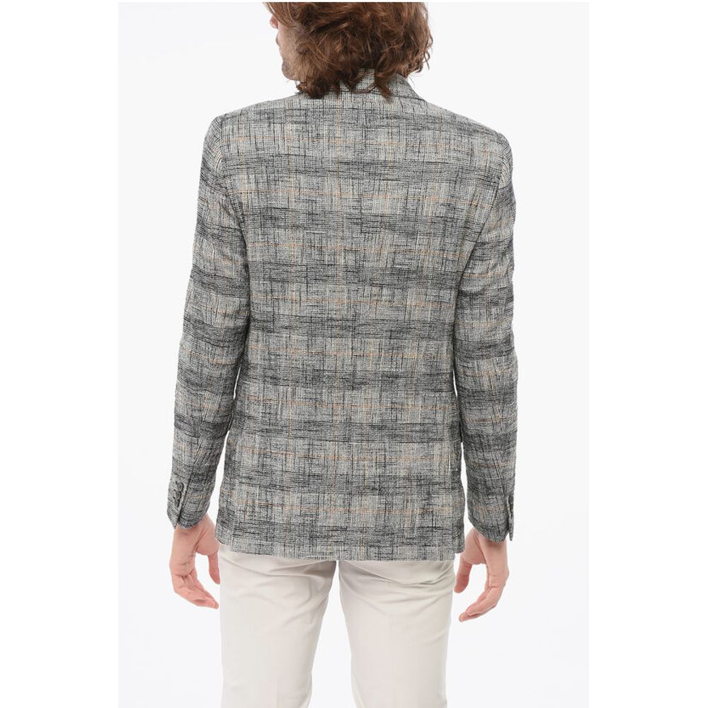Corneliani CC COLLECTION Checkered RESET Blazer - Image 2