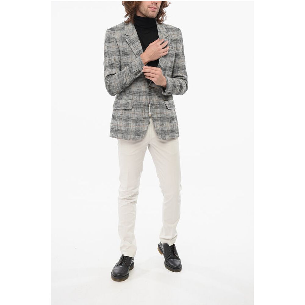 Corneliani CC COLLECTION Checkered RESET Blazer - Image 4