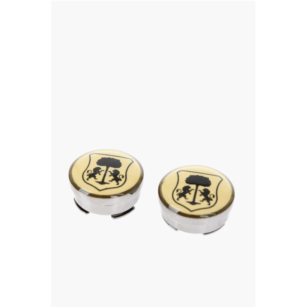 Corneliani Brass Button Covers with Emblem