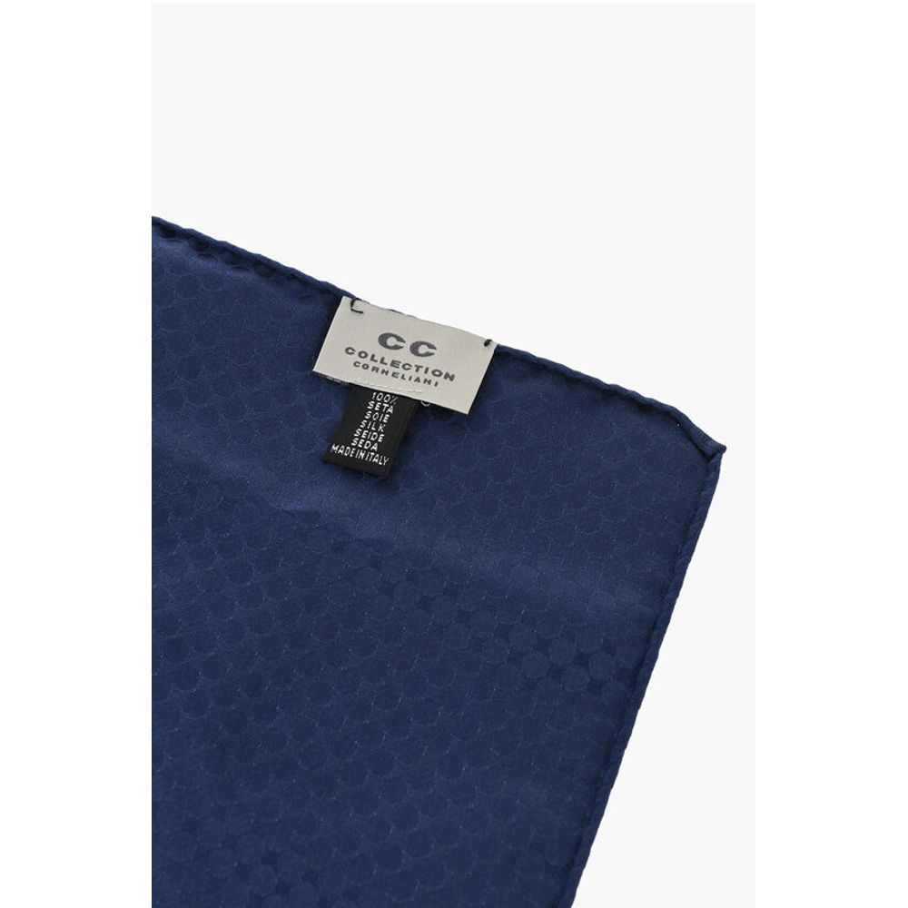 Corneliani CC COLLECTION Jacquard Silk Pocket Square and Bow Tie Set - Image 5