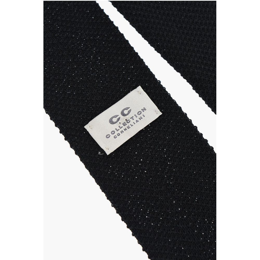 Corneliani CC COLLECTION Knitted Cotton Tie - Image 3