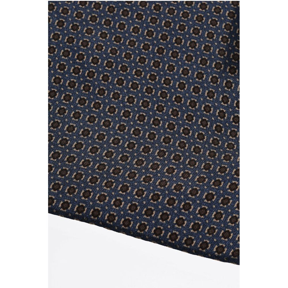 Corneliani CC COLLECTION Patterned Silk Pocket Square - Image 2