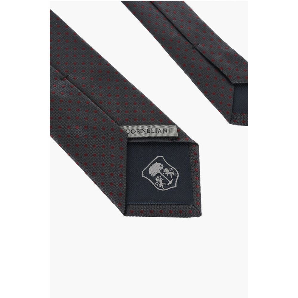 Corneliani Polka Dot Patterned Silk Tie - Image 3