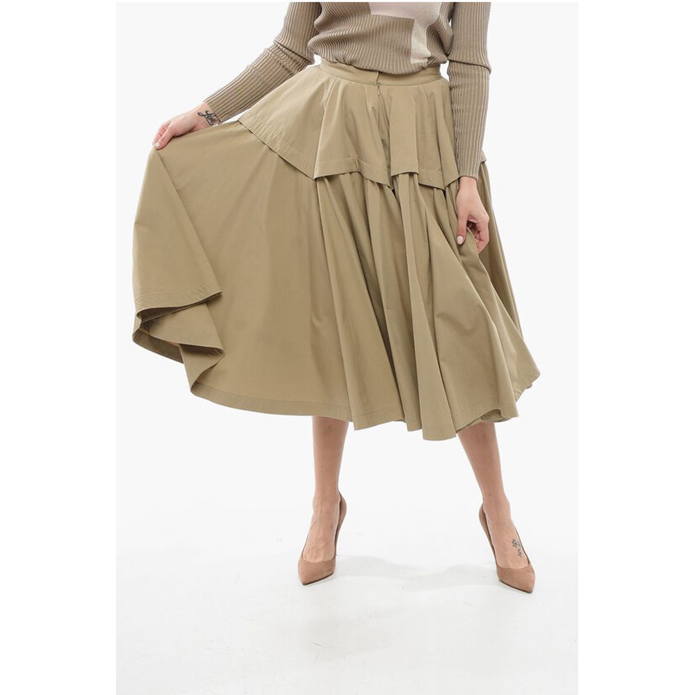 Bottega Veneta Compact Cotton Flared Dress